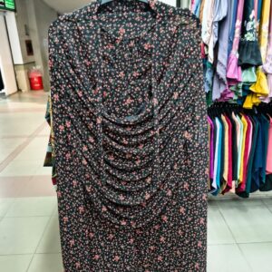 মেরুন ফুলেল প্রিন্ট খিমার