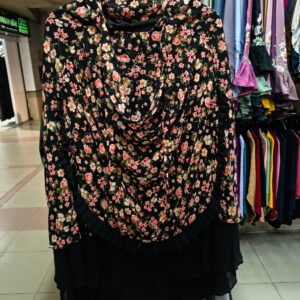 কালো পিংক অ্যাবস্ট্রাক্ট প্রিন্ট খিমার